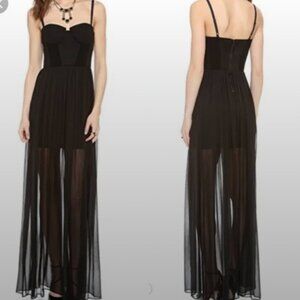 Alice + Olivia Shakira Bustier Maxi, Size 4